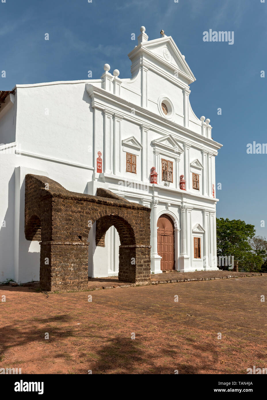 Chapelle de Notre Dame du Mont, Old Goa, Inde Banque D'Images