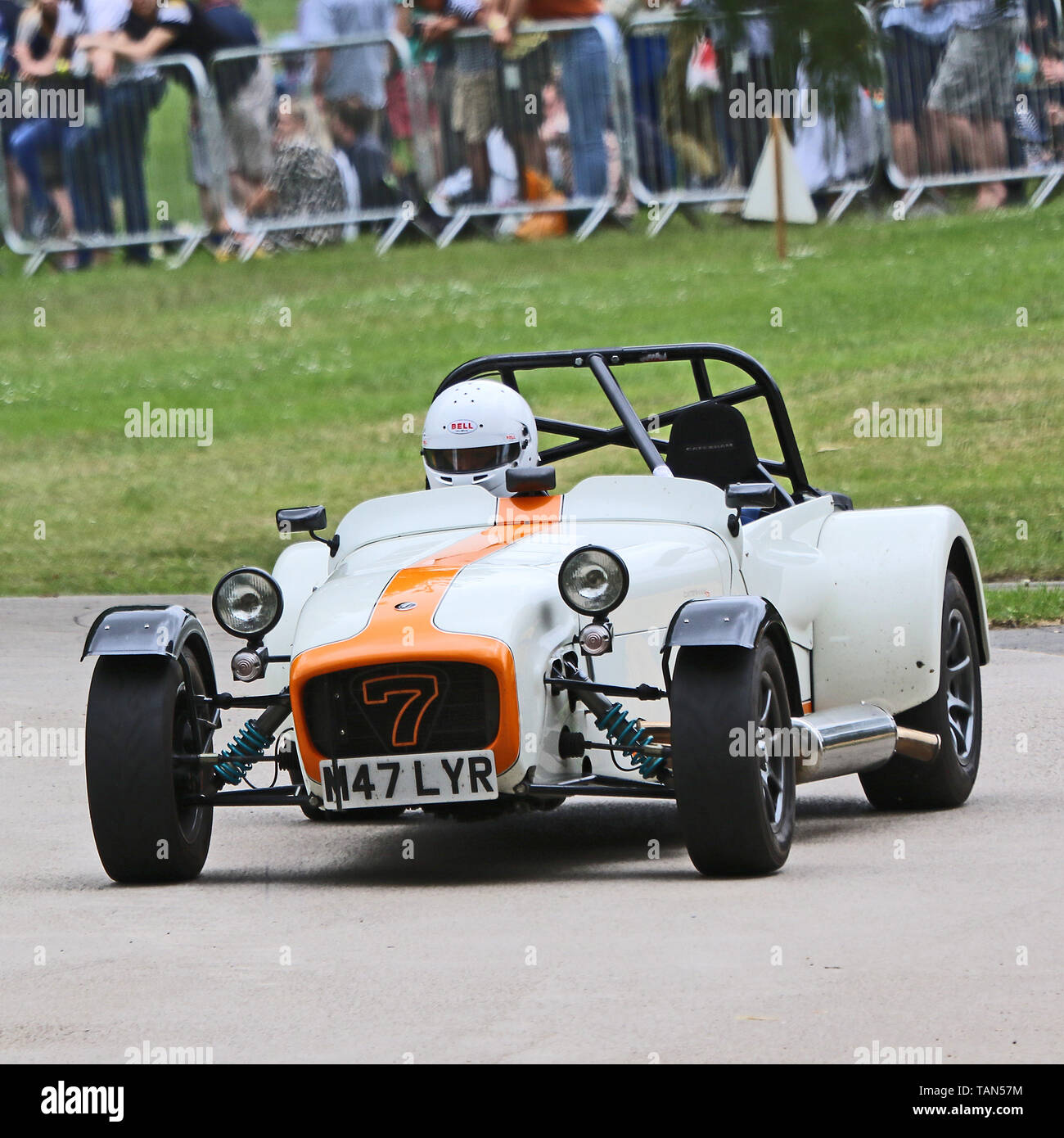 7 Caterham Motorsport, au Palace, le circuit de course de Crystal Palace, Londres, Royaume-Uni, 26 mai 2019, photo de Richard Goldschmidt Banque D'Images