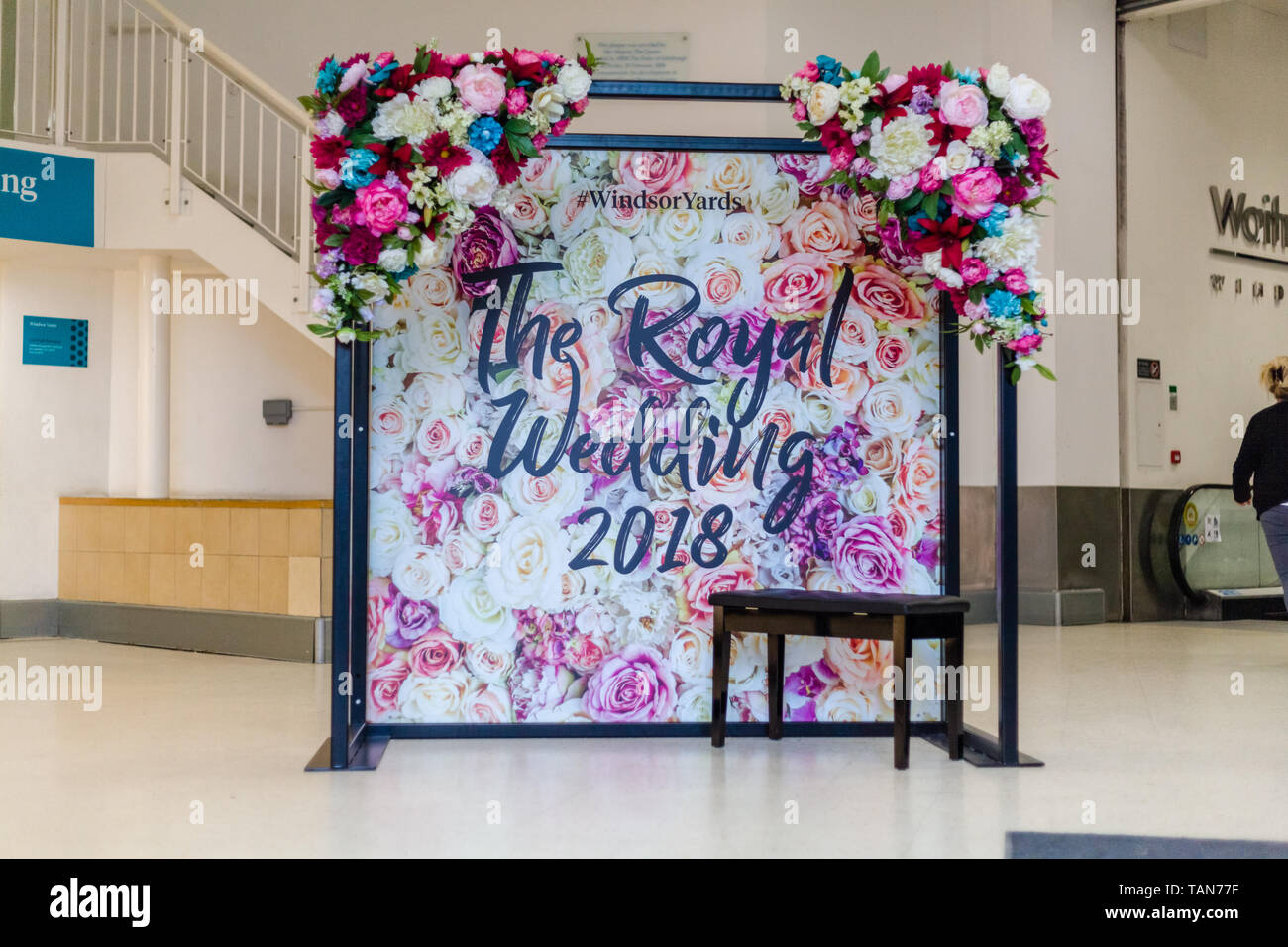 Le jour avant le mariage du prince Harry et Meghan Markle Banque D'Images