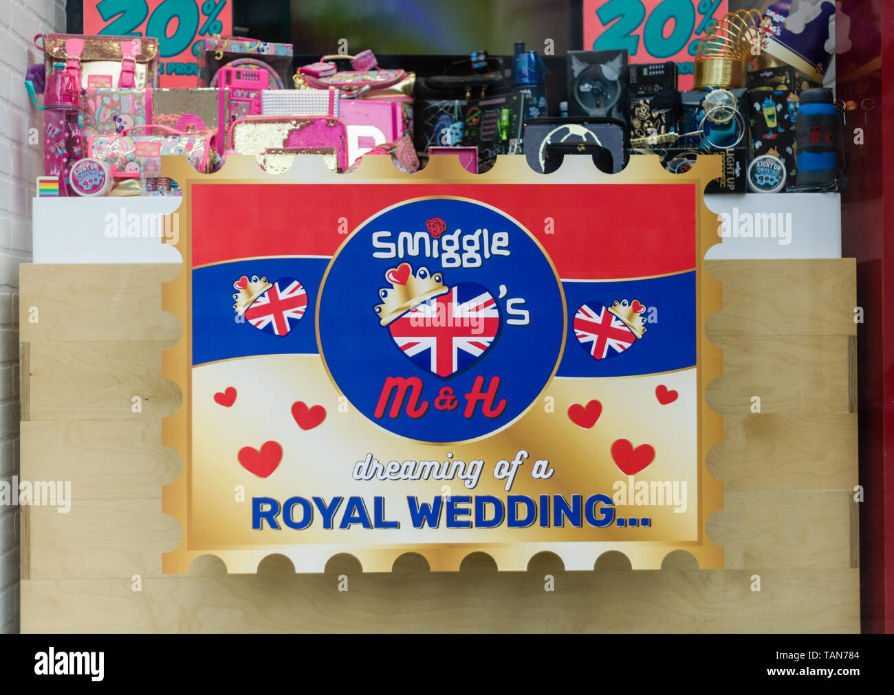 Le jour avant le mariage du prince Harry et Meghan Markle Banque D'Images