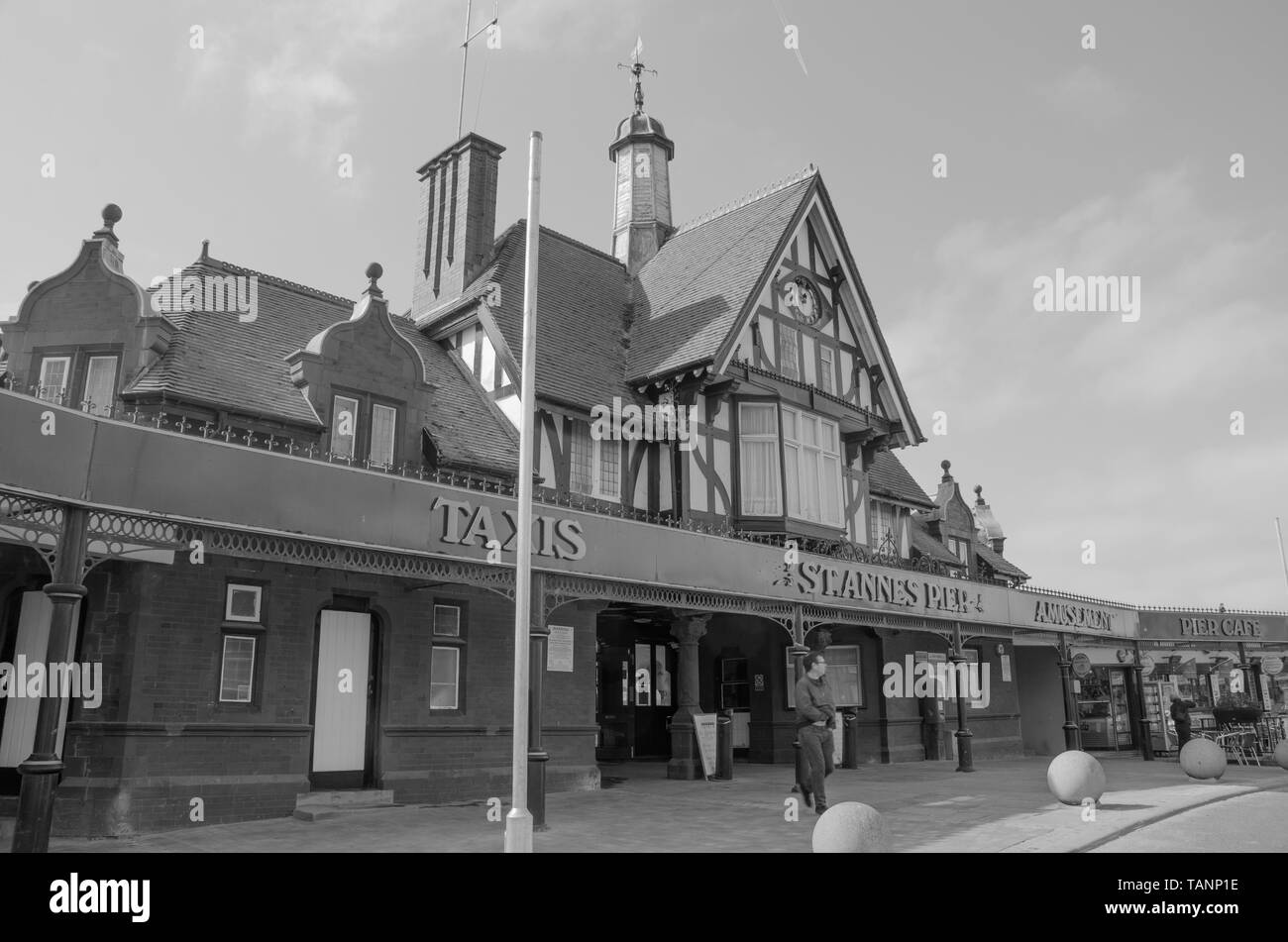 Beach Front au St Annes, près de Blackpool. Banque D'Images