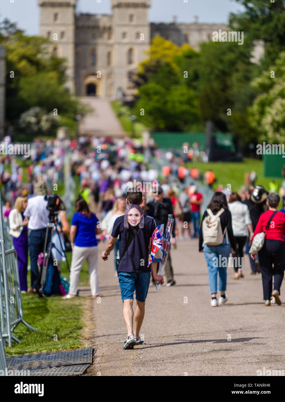 Le jour avant le mariage du prince Harry et Meghan Markle Banque D'Images