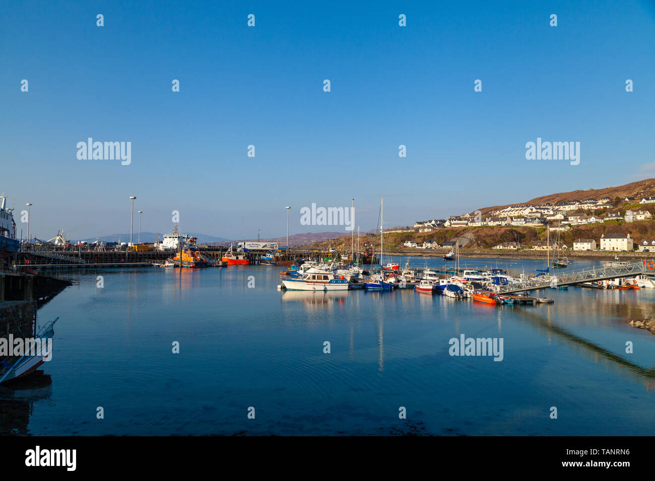 Le port de Mallaig dans les Highlands d'Ecosse Banque D'Images