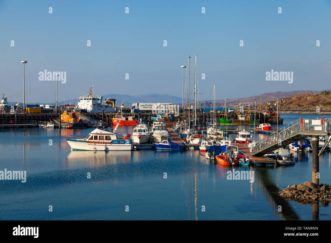 Le port de Mallaig dans les Highlands d'Ecosse Banque D'Images