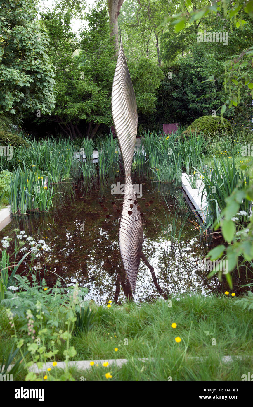 L'Savills et David Harber Jardin, RHS Chelsea Flower Show 2019 Banque D'Images