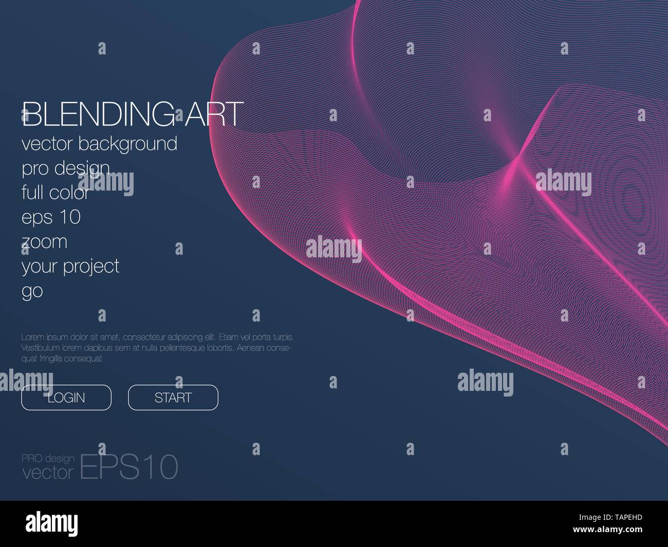 Résumé fond mélange. Modèle pour site web Illustration de Vecteur