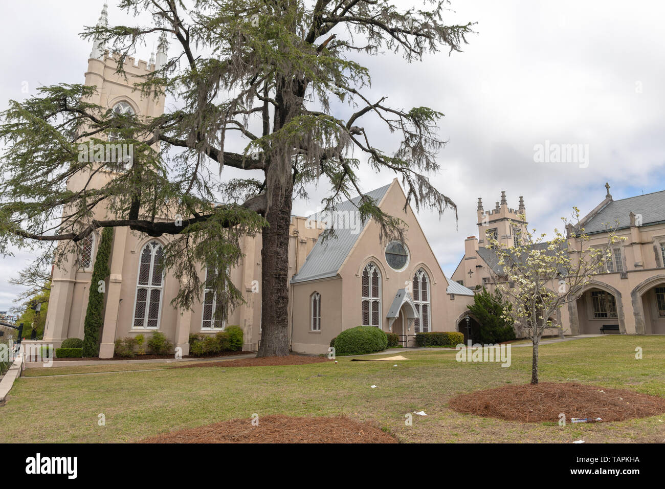 Wilmington, North Carolina, USA - 6 Avril 2019 : La Caroline du Nord, au Festival des azalées au St James église paroissiale, lors de la 3e rue, Banque D'Images