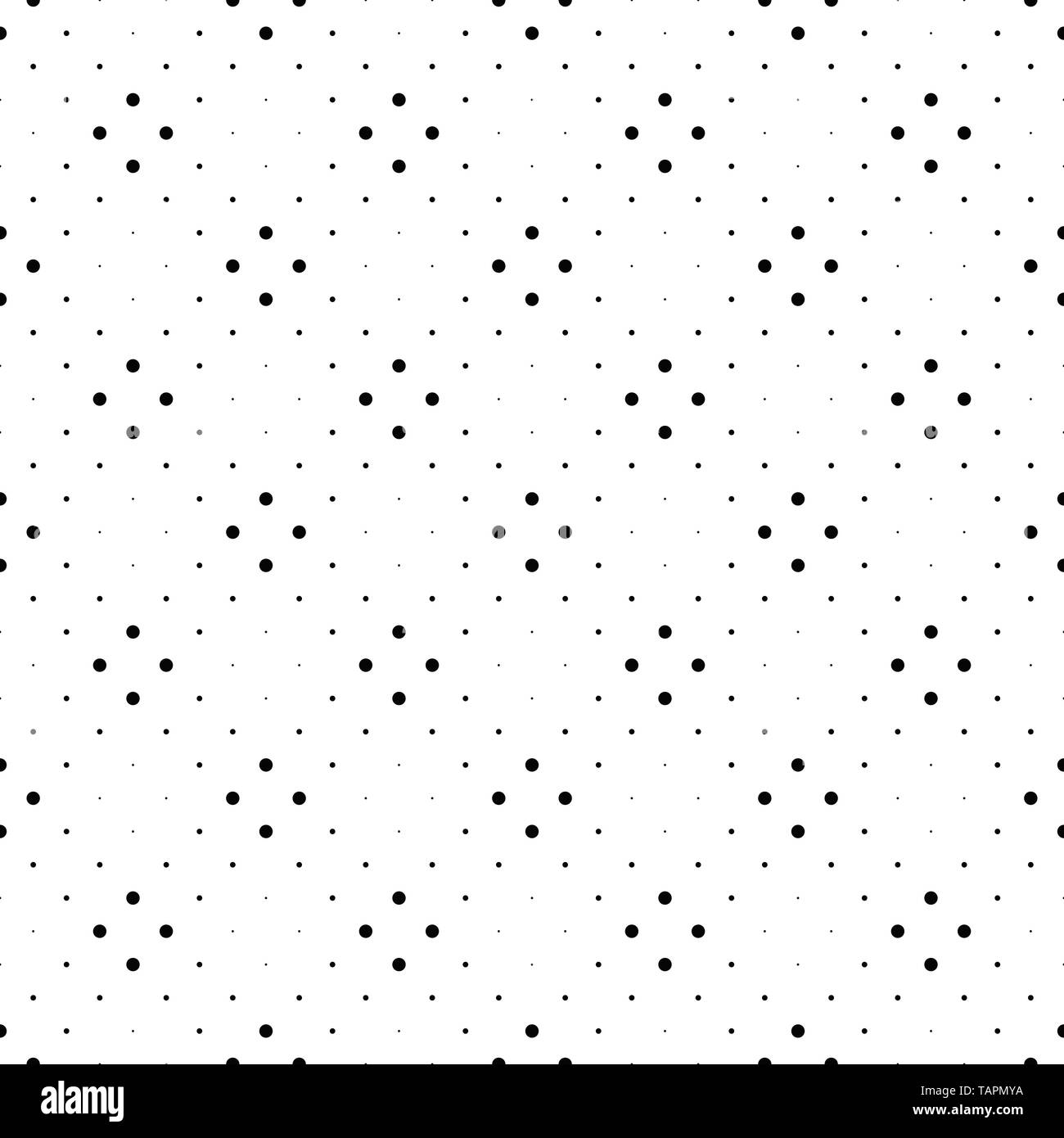 Monochrome abstrait géométrique motif de cercles arrière-plan Illustration de Vecteur