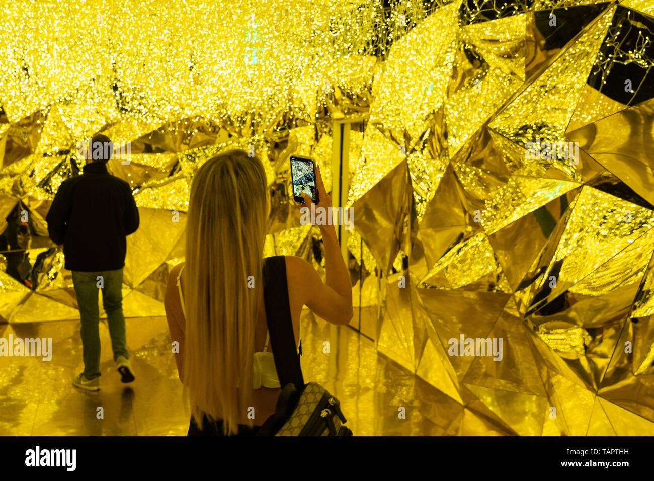 Los Angeles, USA. 26 mai, 2019. Visite du Musée de l'espace de rêve, un musée d'art numérique, à Los Angeles, aux États-Unis, le 26 mai 2019. Credit : Qian Weizhong/Xinhua/Alamy Live News Banque D'Images