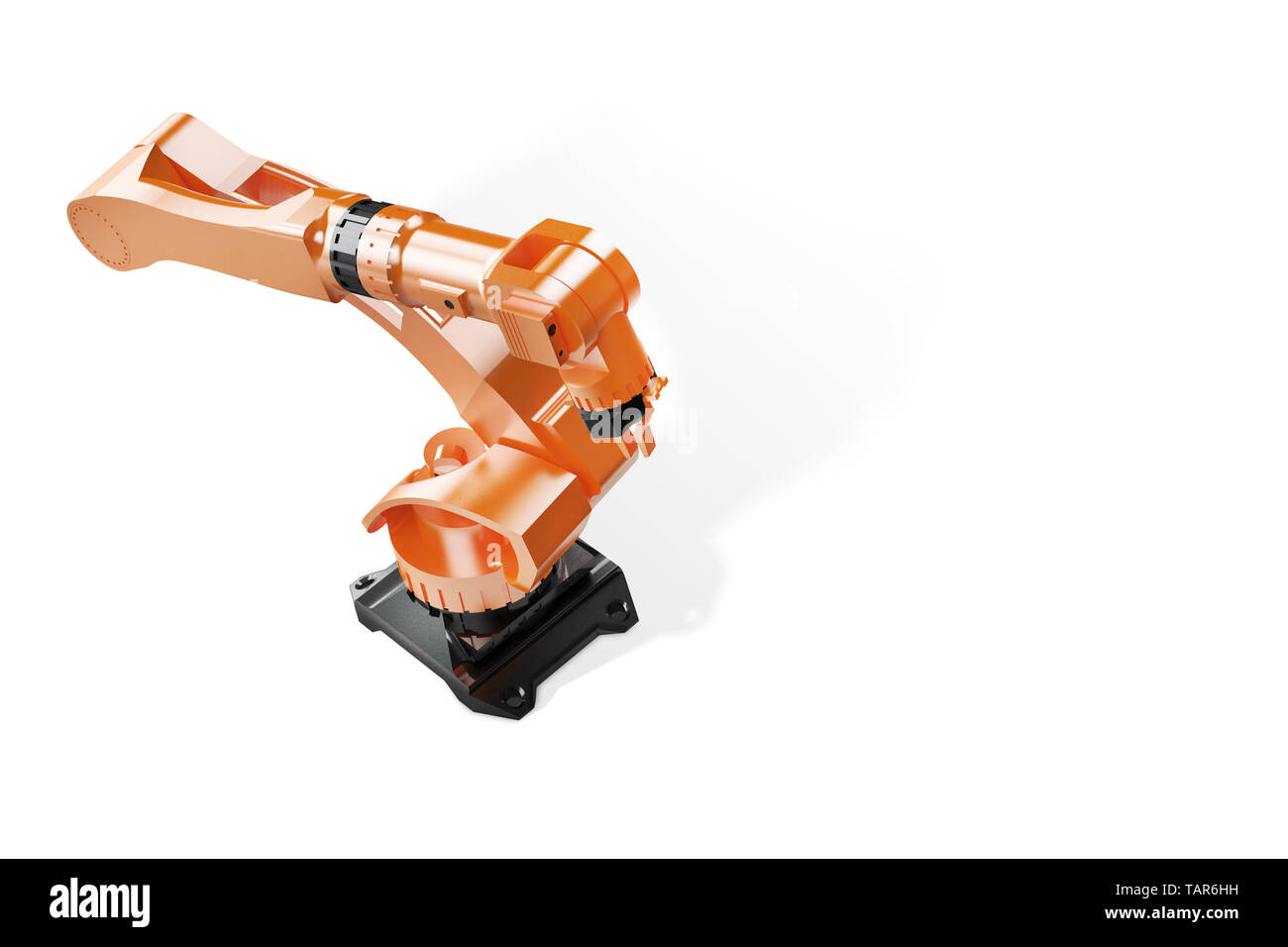 Robot industriel usine illustration Banque d'images détourées - Alamy