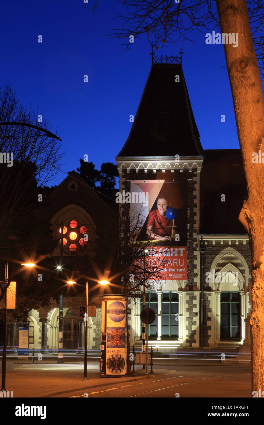 Musée de Canterbury, Christchurch, Nouvelle-Zélande Banque D'Images