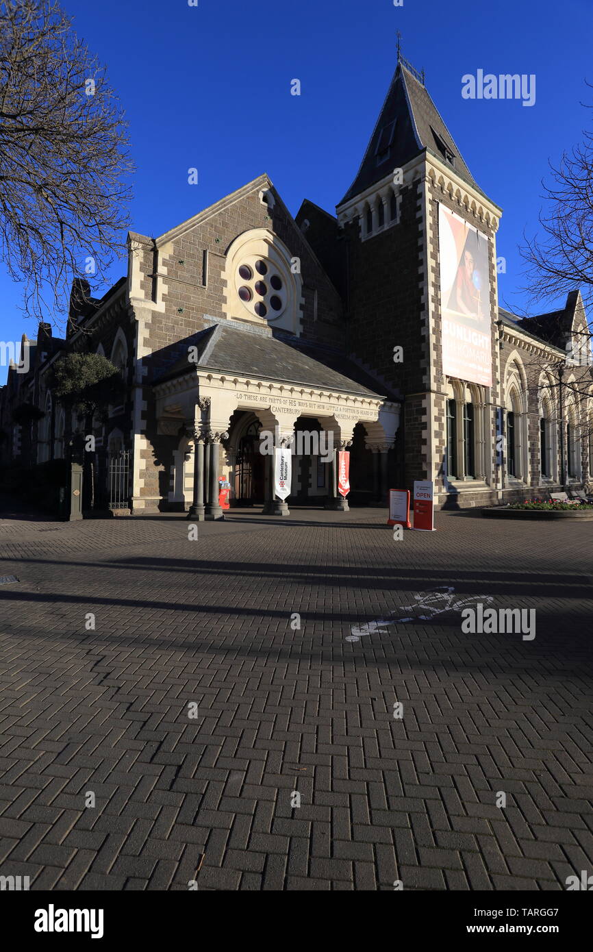 Musée de Canterbury, Christchurch, Nouvelle-Zélande Banque D'Images