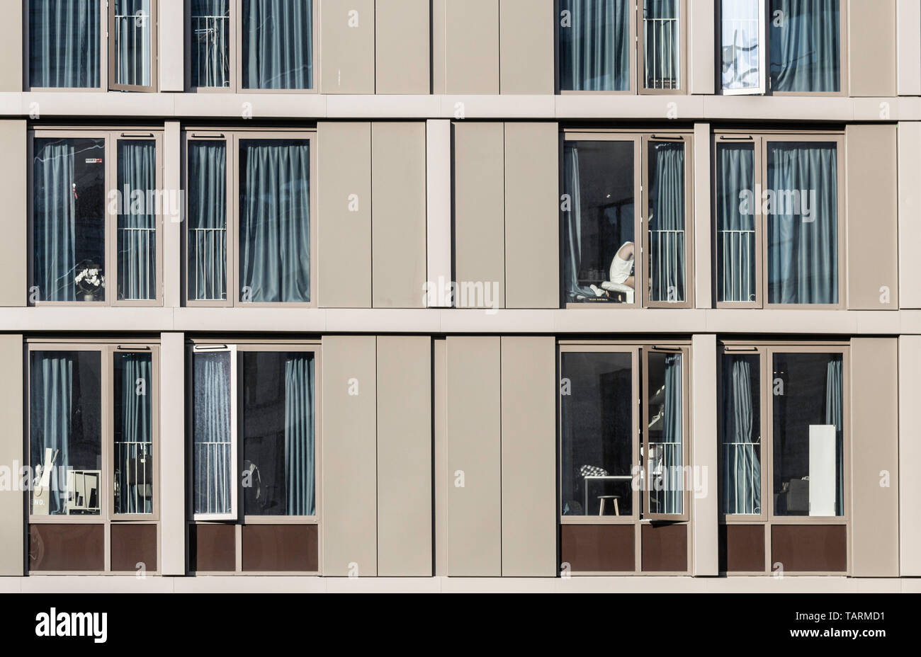 Logement étudiant à Newcastle Upon Tyne, Angleterre. UK Banque D'Images