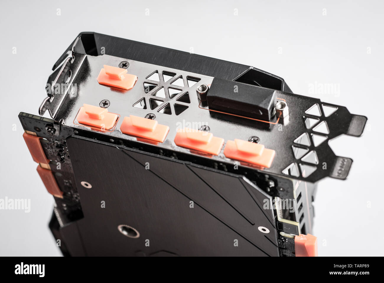 Jeux PC professionnel GPU Carte graphique avec DVI, HDMI Connecteurs Displayport Banque D'Images