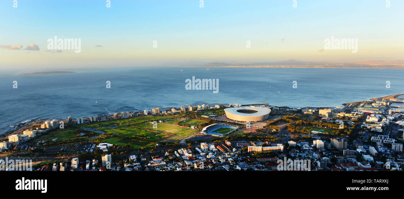 Le Cape Town Stadium à Green Point. Banque D'Images