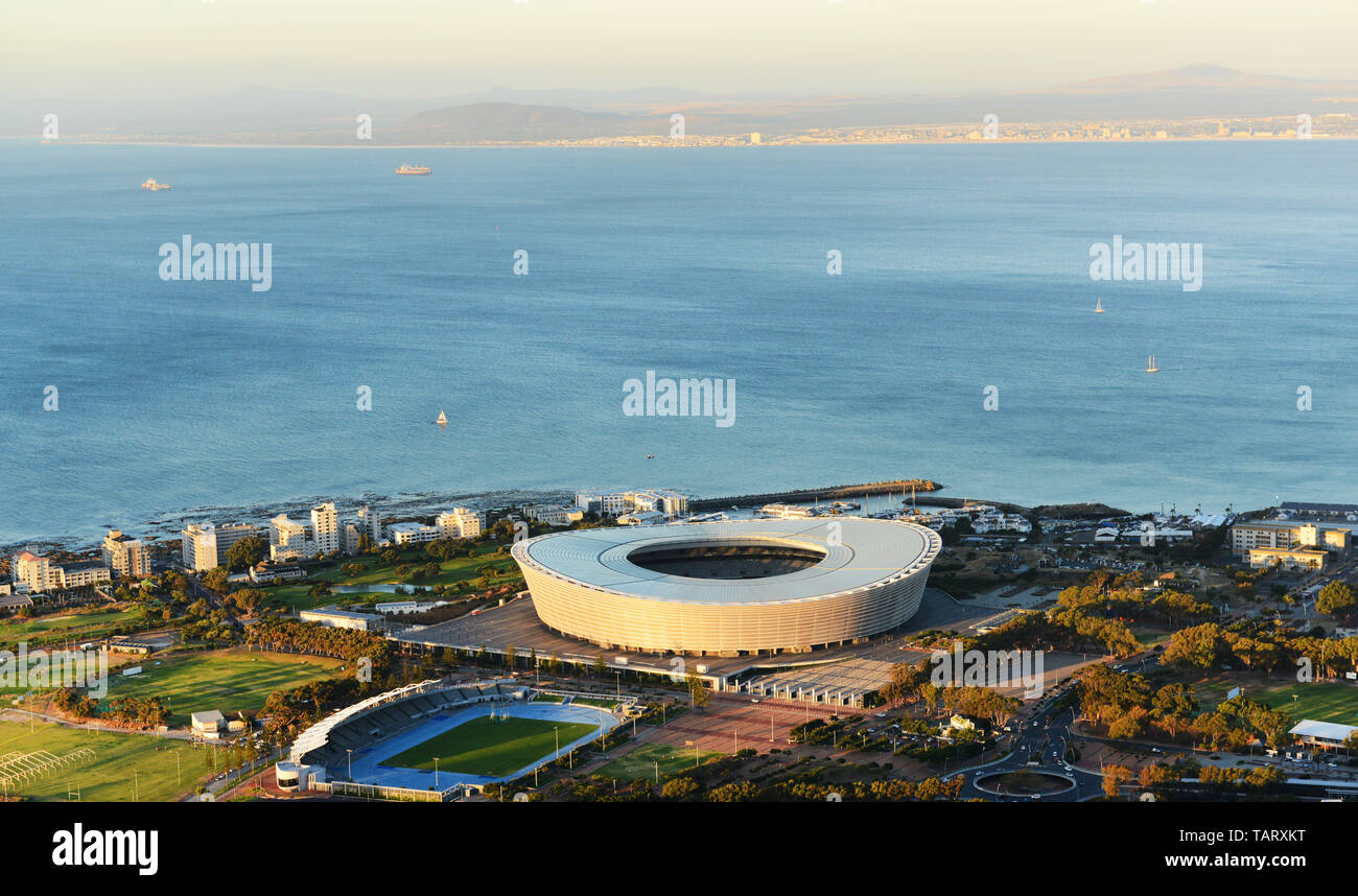 Le Cape Town Stadium à Green Point. Banque D'Images