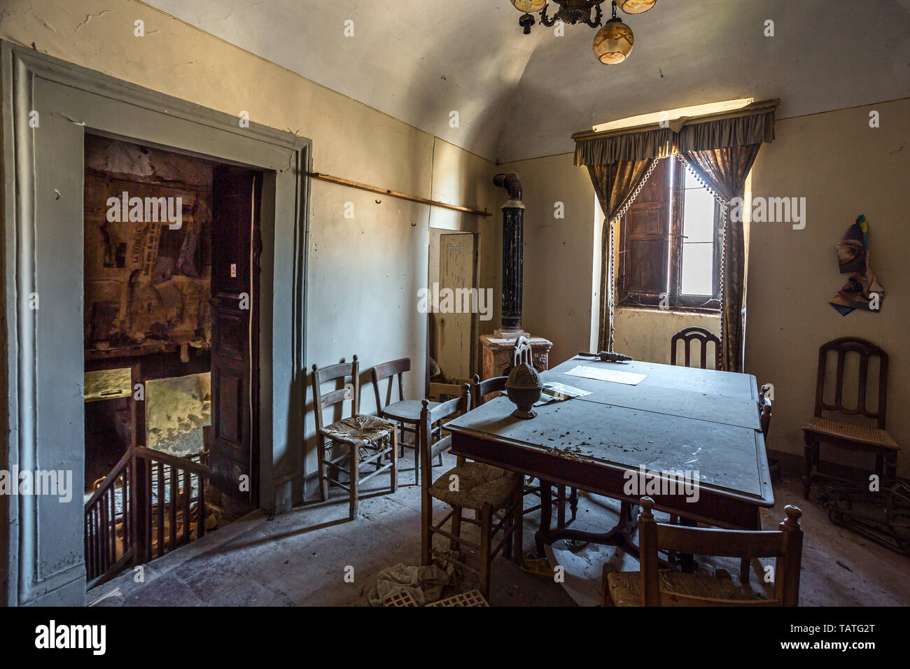 La vie, maison abandonnée. Abruzzo Banque D'Images