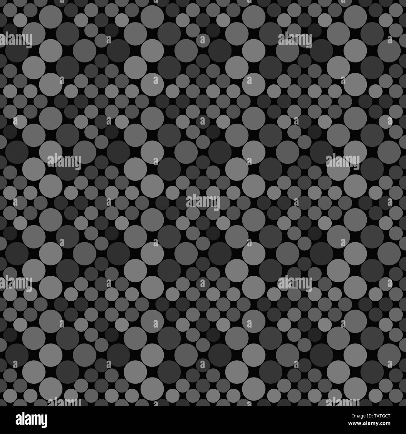 Motif de cercles géométriques - dark background vector graphic design Illustration de Vecteur