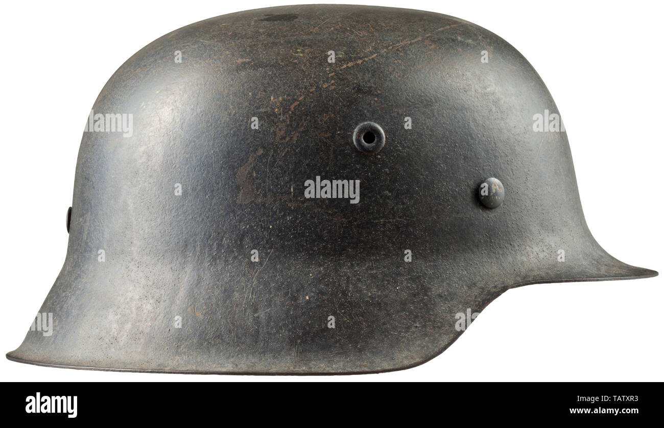 Pare-balles, casques, casque d'acier allemand M42, l'Armée de l'air (Luftwaffe) pattern, Editorial-Use-seulement Banque D'Images