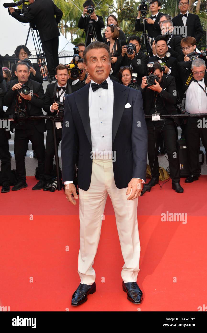 CANNES, FRANCE. 25 mai 2019 : Sylvester Stallone premiere lors du gala de clôture de la 72e Festival de Cannes. Photo : Paul Smith / Featureflash Banque D'Images
