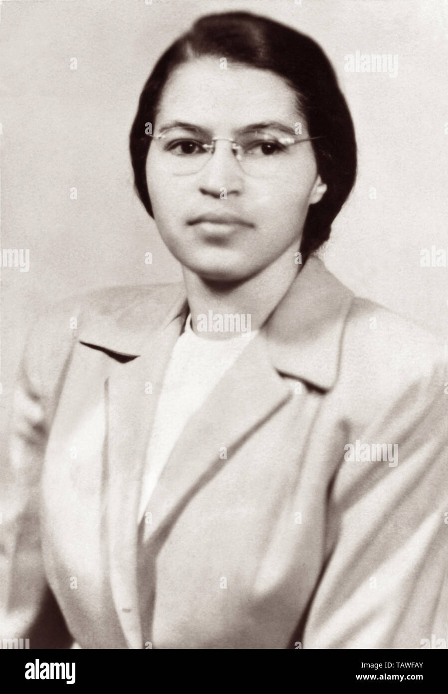 Rosa Parks, c1950. Banque D'Images