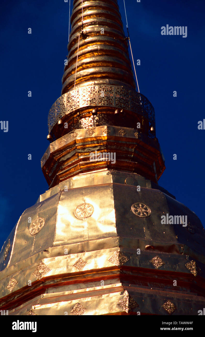 Wat Phra That Doi Suthep ,montage,or the Chedi Chiang Mai, Thaïlande Banque D'Images