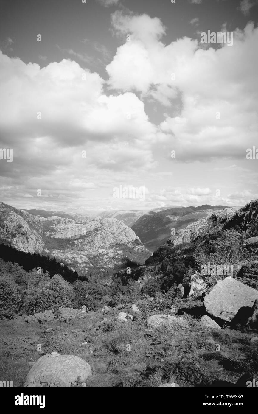 La Norvege Le Paysage Du Comte De Rogaland Belle Vue Sur La