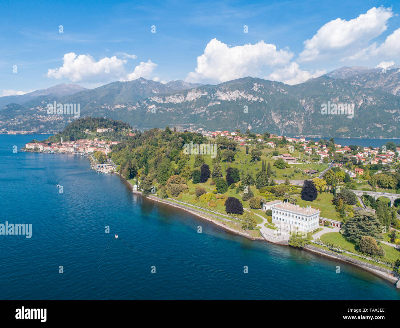 La Villa Melzi, Bellagio. Lac de Côme, Italie Banque D'Images