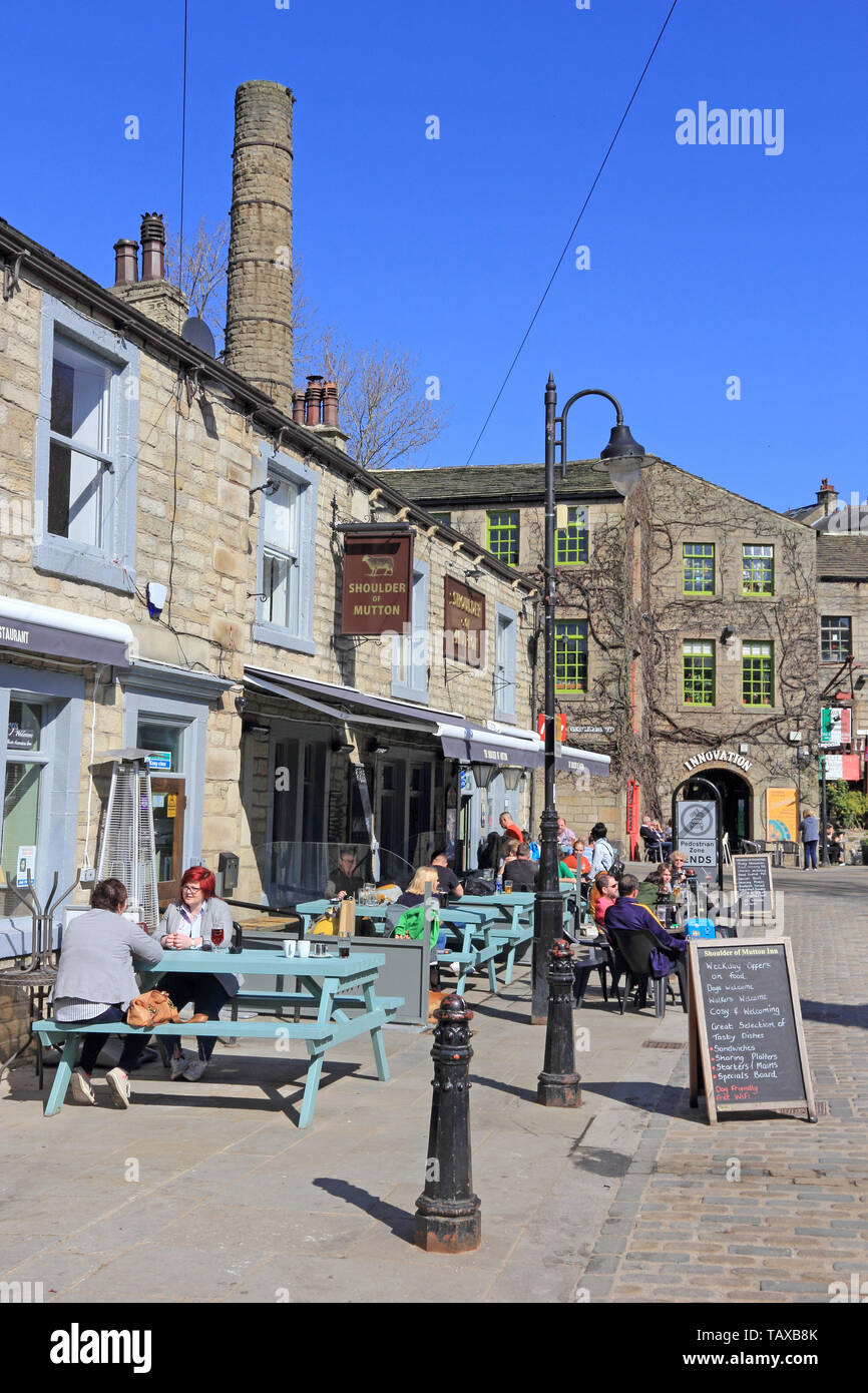 Épaule de mouton pub, Hebden Bridge Banque D'Images