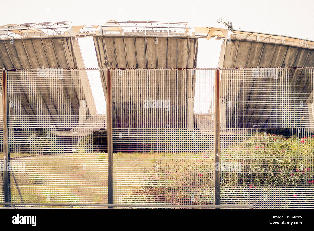 Bari Stadio San Nicola Worldcup 90 Architecture Renzo Piano Banque D'Images
