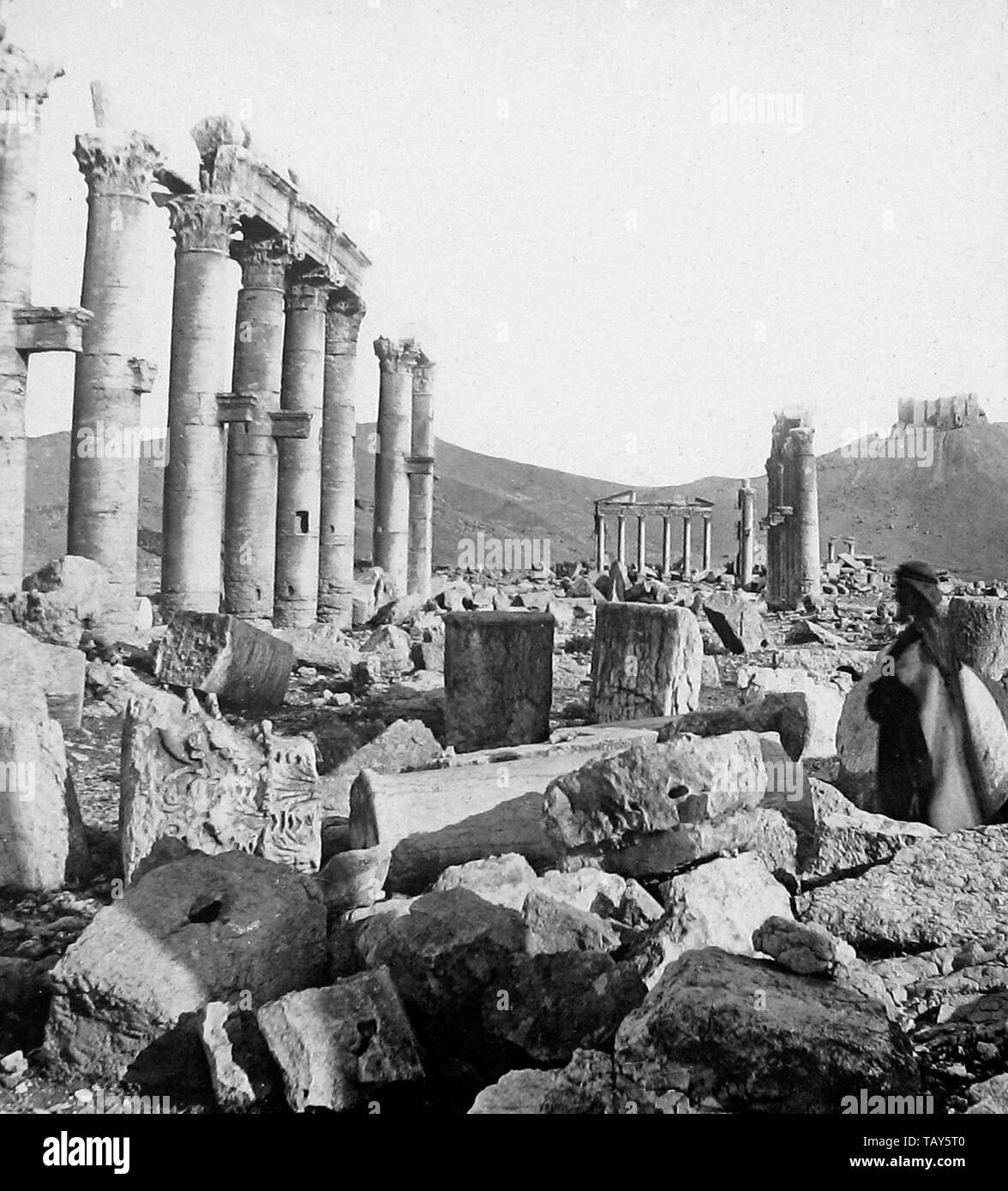 Palmyra, Syrie Banque D'Images