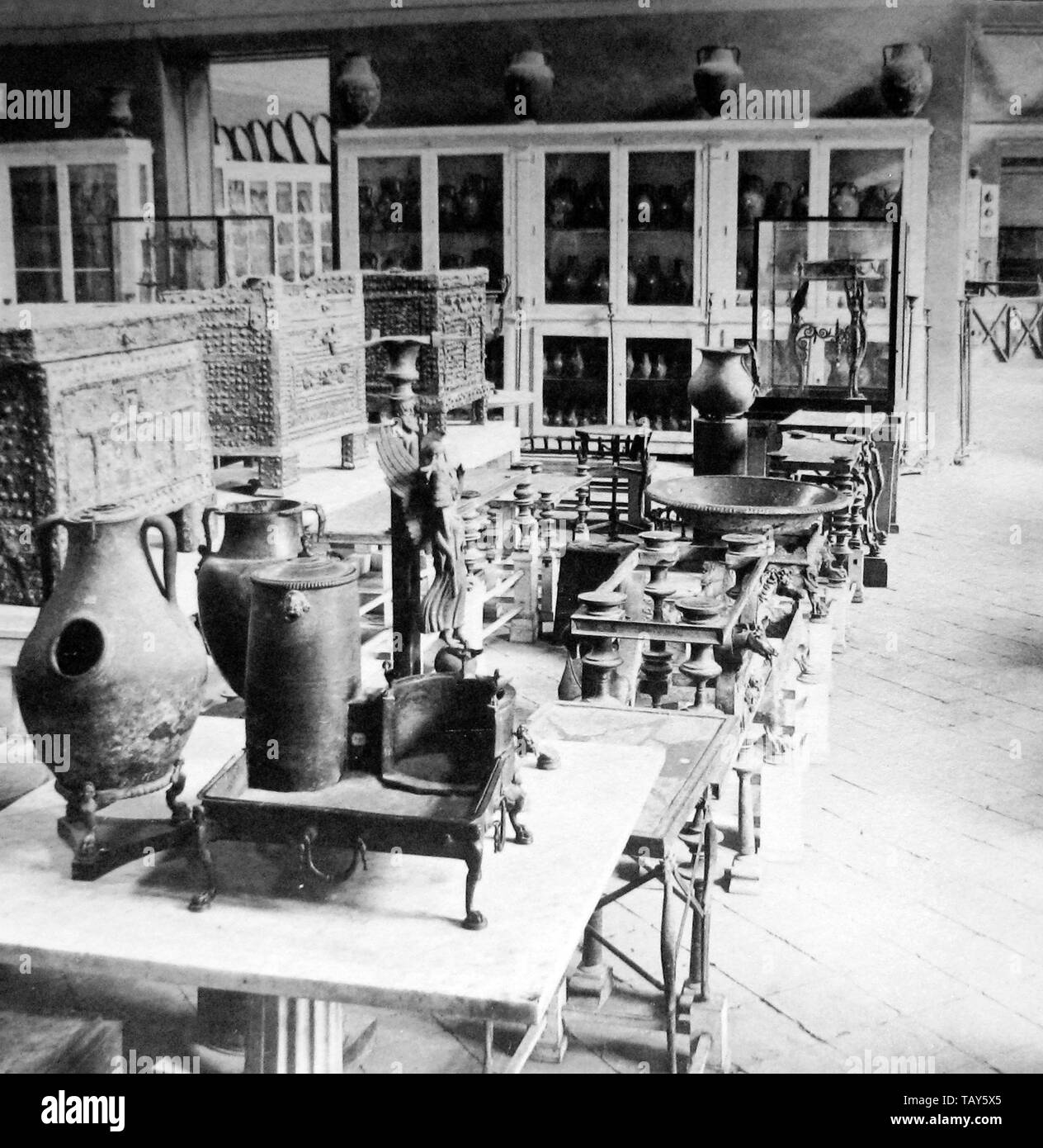 Pompéi artefacts, Italie Banque D'Images