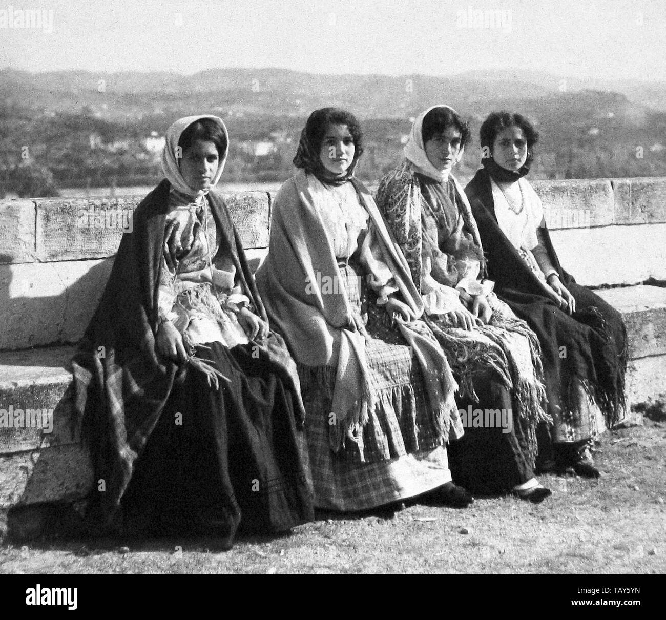 Les filles, le Portugal Coimbra Banque D'Images