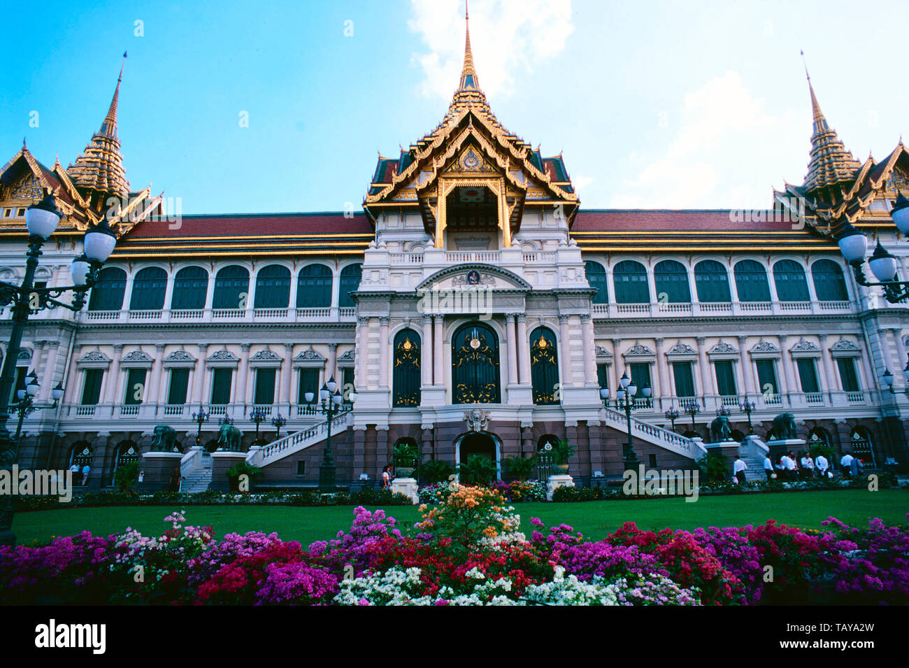 Le Grand Palais ou Chakri Mahat Prasat,Bangkok, Thaïlande Banque D'Images