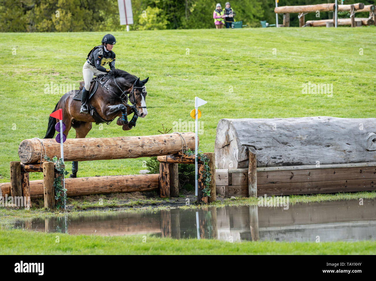 Étages Château Horse Trials 2019 Banque D'Images