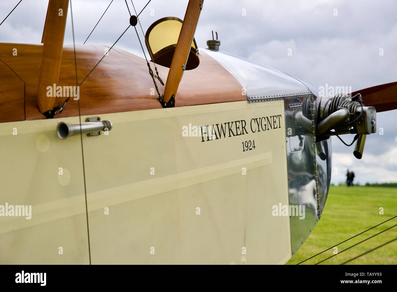 1924 Hawker Cygnet (réplique) G-EBJI Banque D'Images