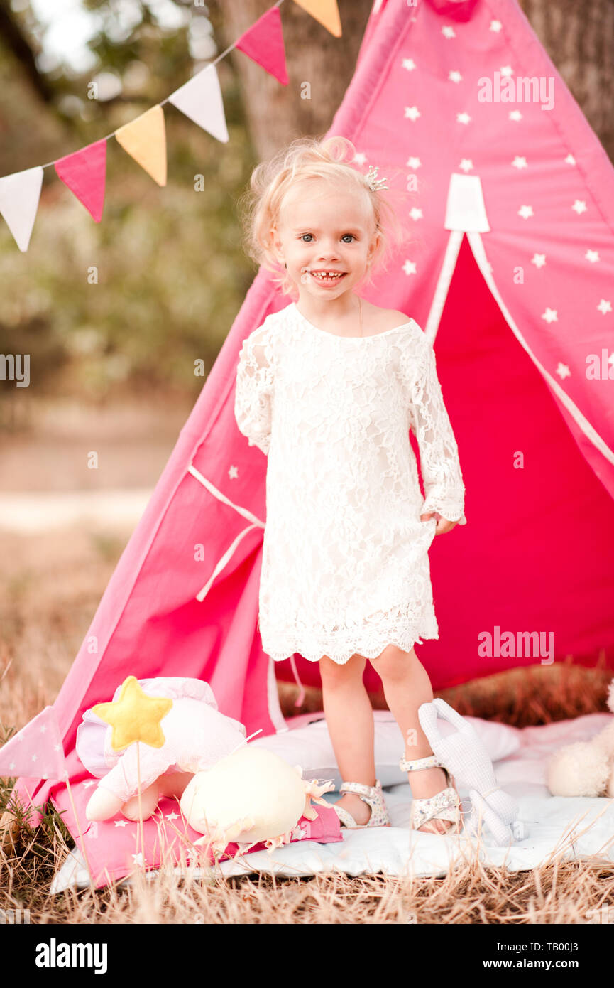 robe blanche 4 ans