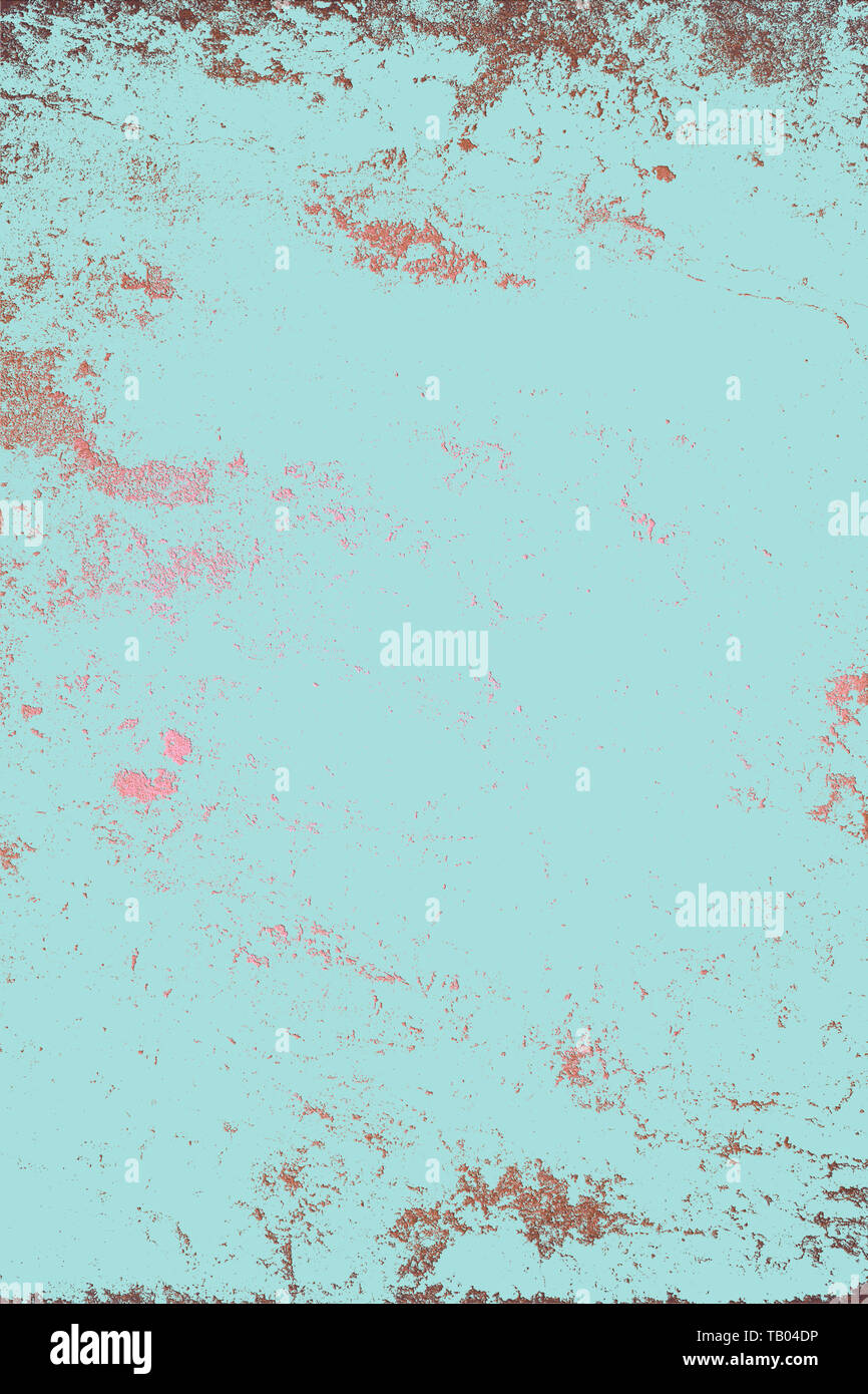 Texture vintage de luxe avec de l'or. Texture grunge de luxe avec superposition d'effet de l'or. Effet splash en or rose. Arrière-plan de couleur Aqua Whisper. Qualité élevé Banque D'Images