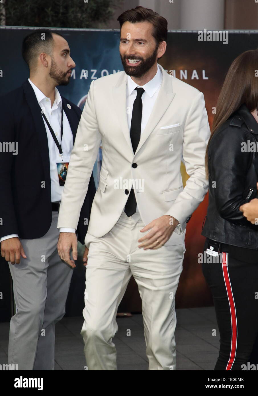 David Tennant à la première mondiale de Global TV Amazon de bons présages d'origine à l'Odeon Leicester Square Luxe Banque D'Images