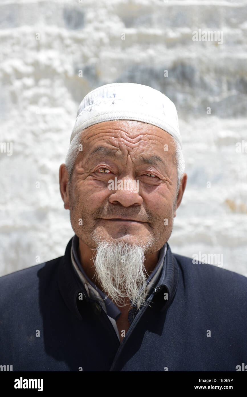 Portrait d'un hui musulman. Banque D'Images