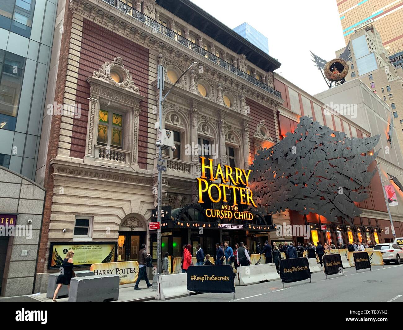 spectacle harry potter à broadway Banque D'Images