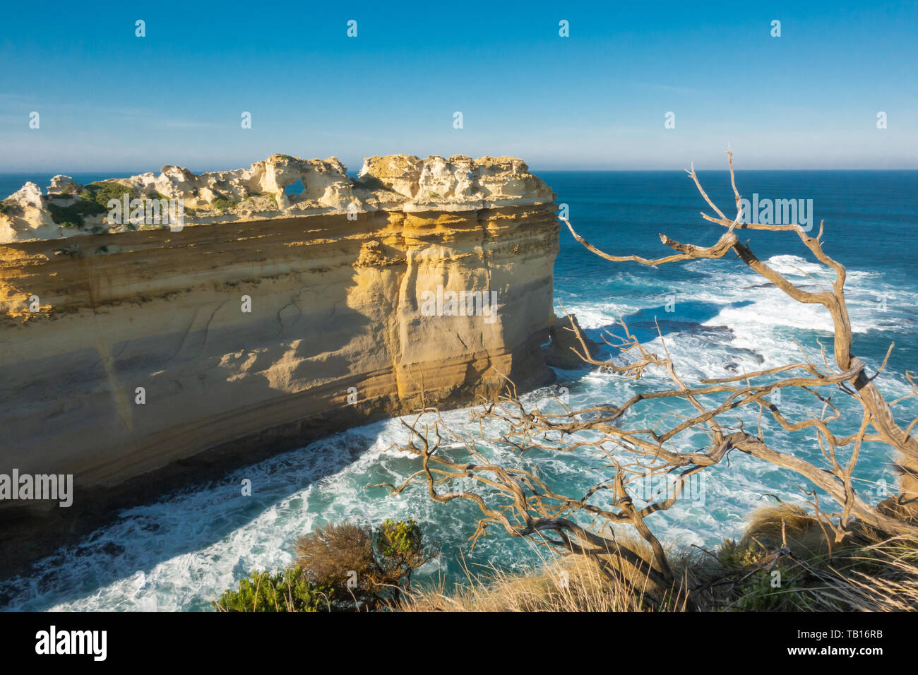 Razorback, Loch Ard Gorge, Port Campbell National Park Australie Banque D'Images