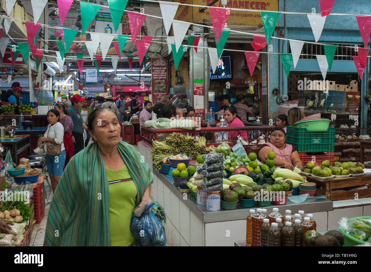 Mercado de Santiago. Merida Yucatan. Le Mexique Photo Stock Alamy