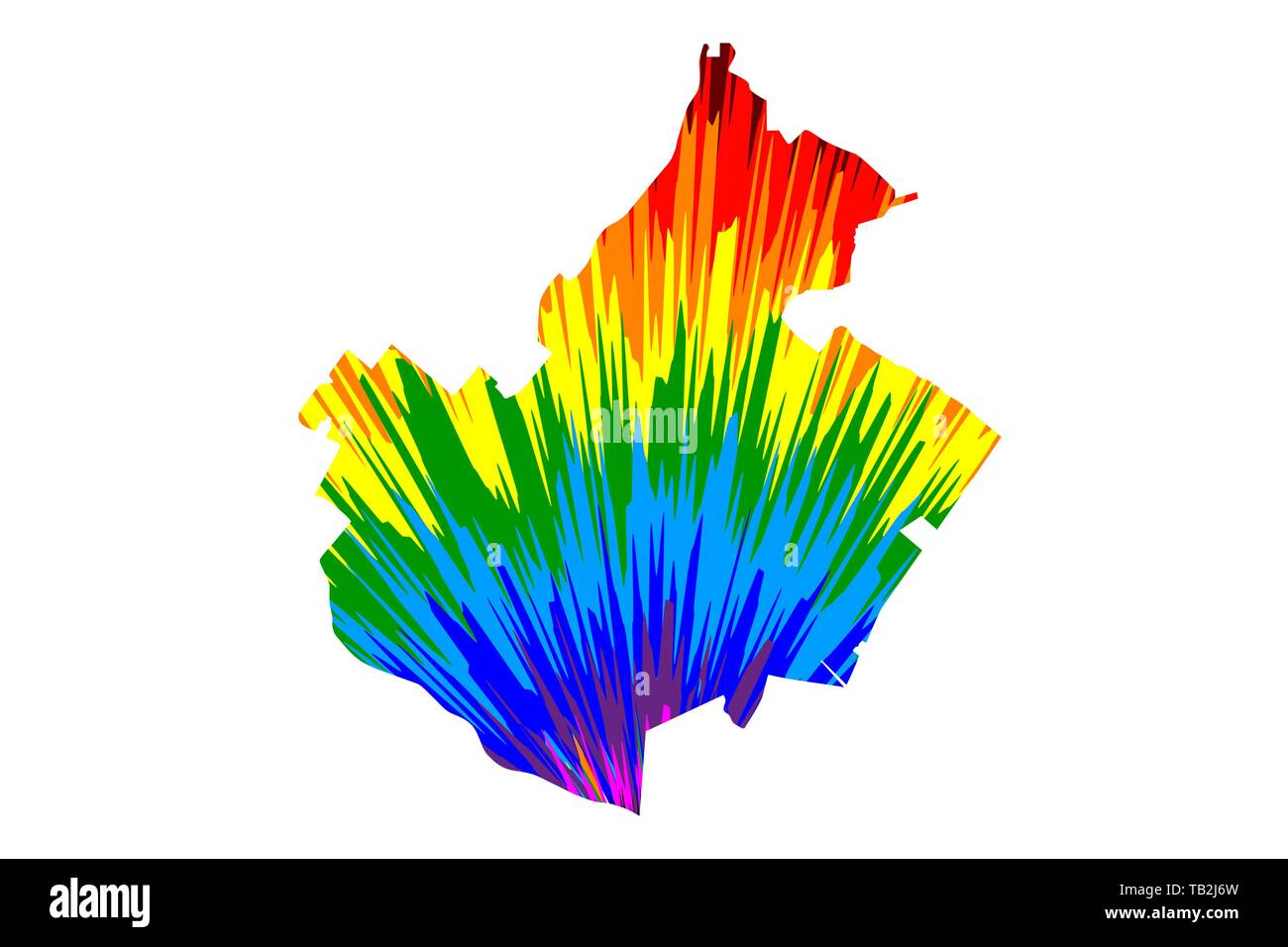 La ville d'Irvine (États-Unis d'Amérique, USA, États-Unis, nous, villes des États-Unis, USA)- site est conçu rainbow abstract colorful pattern, Ville d'Irvi Illustration de Vecteur