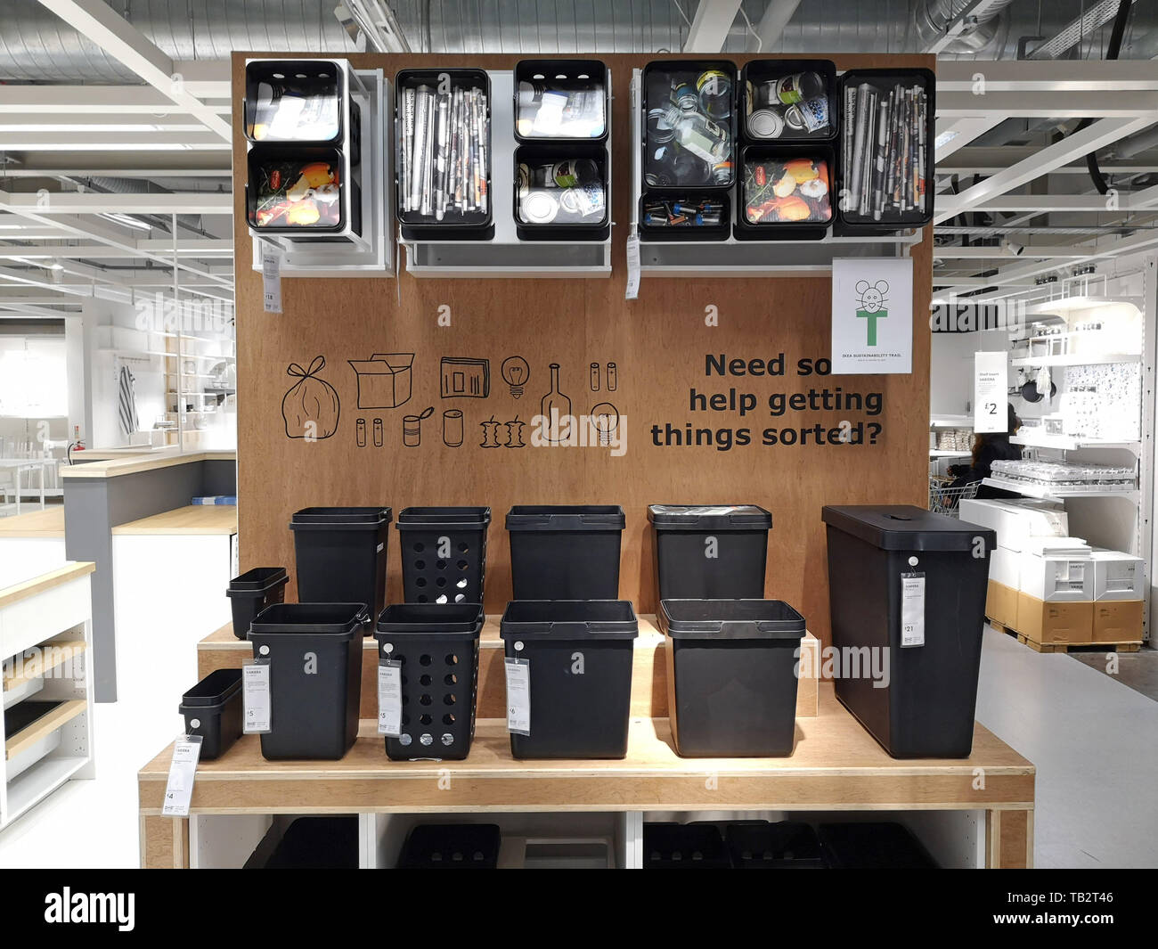 Show room chez Ikea à Coventry, Royaume-Uni, le 29 mai 2019. Banque D'Images