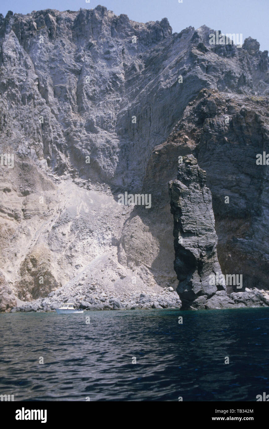 L'île de Lipari, les îles Eoliennes (Iles Eoliennes), province de Messine, Sicile (Sicile), Italie Banque D'Images