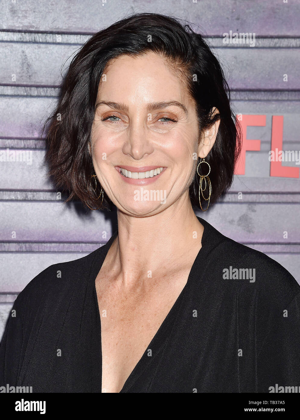 HOLLYWOOD, CA - le 28 mai : Carrie-Anne Moss assiste à une projection spéciale de Netflix's 'Jessica Jones' Saison 3 à l'ArcLight Hollywood le 28 mai 2019 à Hollywood, Californie. © Joe Sutter, PacificCoastNews. Bureau de Los Angeles (PCN) :  +1 310.822.0419 UK Office) Sem - allemand :  +44 (0) 20 7421 6000 sales@pacificcoastnews.com TAXE DOIT ÊTRE CONVENU AVANT L'UTILISATION Banque D'Images