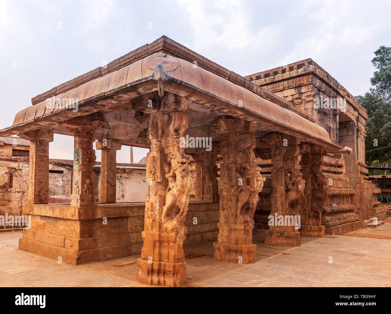 Bhoga Nandeeshwara Temple, Karnataka Banque D'Images