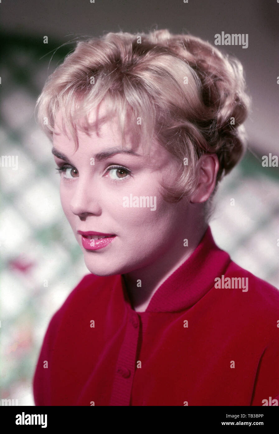 Susanne Cramer, deutsche Schauspielerin 1950er Jahre, Deutschland. L'actrice allemande Susanne Cramer, l'Allemagne des années 1950. Banque D'Images