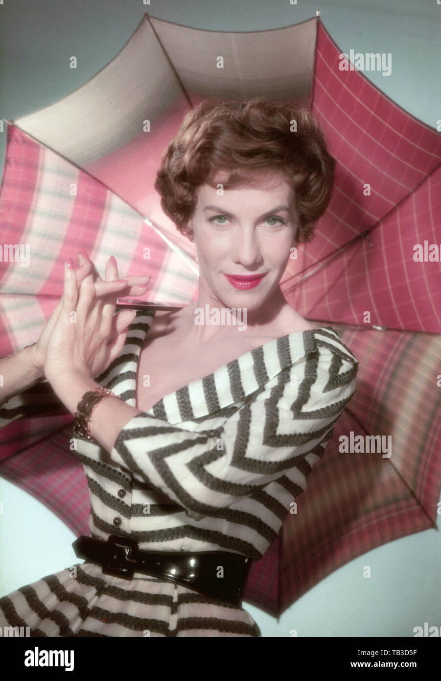 Adelheid Seeck, deutsche Schauspielerin, Deutschland Ende 1950er Jahre. L'actrice allemande Adelheid Seeck, Allemagne fin des années 50. Banque D'Images